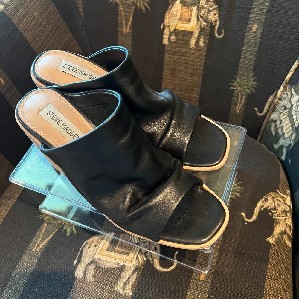 Steve Madden Peep Toe with Block Heel